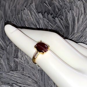 Color Vintage Cat’s Eye Stone Opal